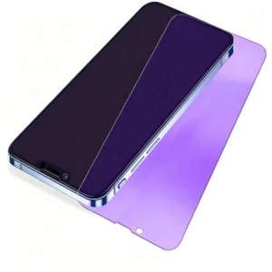 AIFENG anti-blue light tempered glass showing eye protection effect