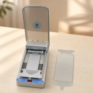 Automatic screen protector applicator machine with precise alignment for smart phones